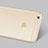 Ultra Slim Transparent Plastic Cover for Apple iPhone 6 Plus Gold