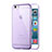 Ultra Slim Transparent TPU Soft Case for Apple iPhone 6 Purple