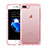 Ultra Slim Transparent TPU Soft Case for Apple iPhone 7 Plus Pink