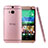 Ultra Slim Transparent TPU Soft Case for HTC One M8 Pink