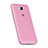 Ultra Slim Transparent TPU Soft Case for Huawei Enjoy 5 Pink