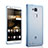 Ultra Slim Transparent TPU Soft Case for Huawei Mate 7 Blue