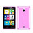 Ultra Slim Transparent TPU Soft Case for Nokia X2 Dual Sim Pink