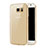 Ultra Slim Transparent TPU Soft Case for Samsung Galaxy S7 G930F G930FD Gold
