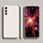 Ultra-thin Silicone Gel Soft Case 360 Degrees Cover A01 for Samsung Galaxy S21 5G White