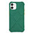 Ultra-thin Silicone Gel Soft Case 360 Degrees Cover C02 for Apple iPhone 12 Green