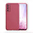 Ultra-thin Silicone Gel Soft Case 360 Degrees Cover C02 for Huawei Honor Play4 5G Red Wine