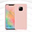 Ultra-thin Silicone Gel Soft Case 360 Degrees Cover C02 for Huawei Mate 20 Pro Pink