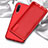 Ultra-thin Silicone Gel Soft Case 360 Degrees Cover C02 for Samsung Galaxy A70 Red