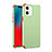 Ultra-thin Silicone Gel Soft Case 360 Degrees Cover C03 for Apple iPhone 12 Matcha Green