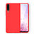 Ultra-thin Silicone Gel Soft Case 360 Degrees Cover C03 for Samsung Galaxy A70S Red