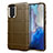 Ultra-thin Silicone Gel Soft Case 360 Degrees Cover C03 for Samsung Galaxy S20 5G Brown