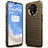 Ultra-thin Silicone Gel Soft Case 360 Degrees Cover C05 for OnePlus 7T Brown