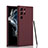 Ultra-thin Silicone Gel Soft Case 360 Degrees Cover D02 for Samsung Galaxy S21 Ultra 5G Red Wine