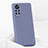 Ultra-thin Silicone Gel Soft Case 360 Degrees Cover for Huawei Nova 8 Pro 5G Lavender Gray