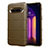 Ultra-thin Silicone Gel Soft Case 360 Degrees Cover for LG V60 ThinQ 5G Brown