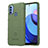 Ultra-thin Silicone Gel Soft Case 360 Degrees Cover for Motorola Moto E40 Green