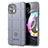 Ultra-thin Silicone Gel Soft Case 360 Degrees Cover for Motorola Moto Edge 20 Lite 5G Gray