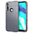 Ultra-thin Silicone Gel Soft Case 360 Degrees Cover for Motorola Moto G Fast Gray