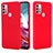 Ultra-thin Silicone Gel Soft Case 360 Degrees Cover for Motorola Moto G10 Red