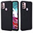 Ultra-thin Silicone Gel Soft Case 360 Degrees Cover for Motorola Moto G20 Black