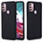Ultra-thin Silicone Gel Soft Case 360 Degrees Cover for Motorola Moto G30 Black