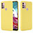 Ultra-thin Silicone Gel Soft Case 360 Degrees Cover for Motorola Moto G30 Yellow