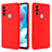 Ultra-thin Silicone Gel Soft Case 360 Degrees Cover for Motorola Moto G60s Red
