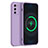 Ultra-thin Silicone Gel Soft Case 360 Degrees Cover for Oppo A53s 5G Clove Purple