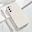 Ultra-thin Silicone Gel Soft Case 360 Degrees Cover for Oppo A55S 5G White