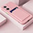 Ultra-thin Silicone Gel Soft Case 360 Degrees Cover for Oppo A57 4G Pink