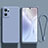 Ultra-thin Silicone Gel Soft Case 360 Degrees Cover for Oppo Reno7 SE 5G Lavender Gray
