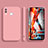 Ultra-thin Silicone Gel Soft Case 360 Degrees Cover for Samsung Galaxy A10s Pink