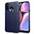 Ultra-thin Silicone Gel Soft Case 360 Degrees Cover for Samsung Galaxy A20s Blue