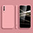 Ultra-thin Silicone Gel Soft Case 360 Degrees Cover for Samsung Galaxy A30S Pink