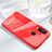 Ultra-thin Silicone Gel Soft Case 360 Degrees Cover for Samsung Galaxy A60 Red