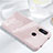 Ultra-thin Silicone Gel Soft Case 360 Degrees Cover for Samsung Galaxy A60 Rose Gold