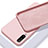 Ultra-thin Silicone Gel Soft Case 360 Degrees Cover for Samsung Galaxy A70S Rose Gold