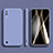 Ultra-thin Silicone Gel Soft Case 360 Degrees Cover for Samsung Galaxy M10 Lavender Gray