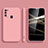 Ultra-thin Silicone Gel Soft Case 360 Degrees Cover for Samsung Galaxy M21 (2021) Pink