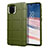 Ultra-thin Silicone Gel Soft Case 360 Degrees Cover for Samsung Galaxy Note 10 Lite Green