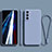Ultra-thin Silicone Gel Soft Case 360 Degrees Cover for Samsung Galaxy S22 5G Lavender Gray