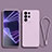 Ultra-thin Silicone Gel Soft Case 360 Degrees Cover for Samsung Galaxy S23 Ultra 5G Clove Purple