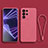 Ultra-thin Silicone Gel Soft Case 360 Degrees Cover for Samsung Galaxy S23 Ultra 5G Red Wine