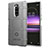 Ultra-thin Silicone Gel Soft Case 360 Degrees Cover for Sony Xperia 1 Silver
