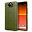 Ultra-thin Silicone Gel Soft Case 360 Degrees Cover for Sony Xperia 8 Army green