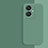 Ultra-thin Silicone Gel Soft Case 360 Degrees Cover for Vivo Y78 5G Midnight Green
