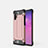 Ultra-thin Silicone Gel Soft Case 360 Degrees Cover G01 for Samsung Galaxy Note 10 Plus Rose Gold