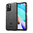 Ultra-thin Silicone Gel Soft Case 360 Degrees Cover J01S for Xiaomi Redmi 10 Prime Black