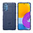 Ultra-thin Silicone Gel Soft Case 360 Degrees Cover J02S for Samsung Galaxy M52 5G Blue